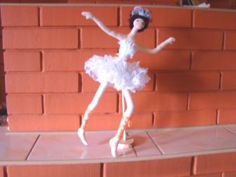 интерьерная текстильная кукла Балерина