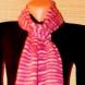 шарф вязаный мохеровый розовый