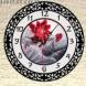 ВАриант с белым циферблатом, Настенные часы «Цветок императора»