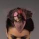 Шляпка вуалетка, украшение для волос 'Зачарованная'