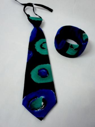 Комплект «Акварель» ( галстук + браслет)