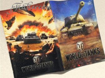 Обложка для паспорта «Танки. World of Tanks» кожа