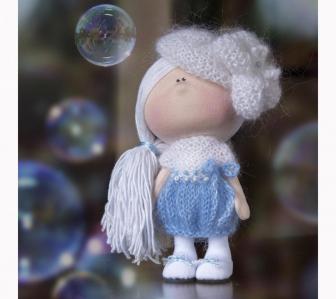 Кукла текстильная «Снежинка»