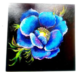Картина Синий цветок Анемона