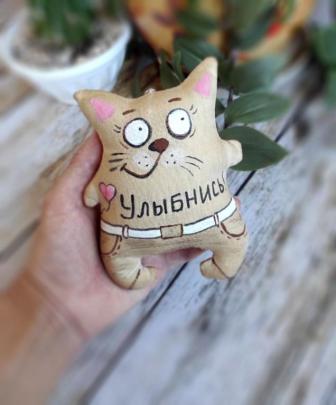 Кофейные игрушки Котики аромо игрушки веселый подарок