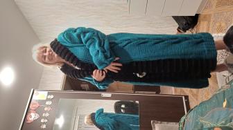 Пальто спицами