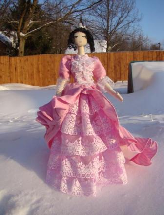 Кукла интерьерная текстильная Принцесса