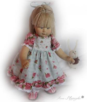 Текстильная кукла Ксюша