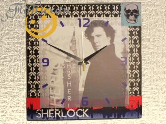 Настенные часы «Шерлок» квадратные