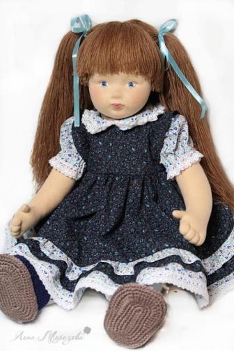 Текстильная кукла Алиса