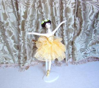 Кукла интерьерная текстильная Балерина