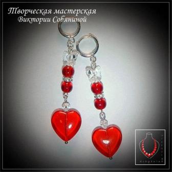 Серьги «Мулен руж»