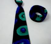 Комплект «Акварель» ( галстук + браслет)