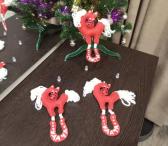 Лошадка с подковой из фетра - символ года 2026, Лошадка с подковой из фетра — Символ года 2026