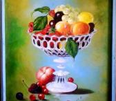 Картина маслом «Ваза с фруктами»