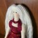 Кукла в стиле Тильда — зеленоглазая блондинка