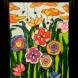 Картина маслом на гипюре на грунтованном оргалите 64х48см «Весна»