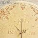 Часы настенные «Сливочное кракле» круглые в гостиную, кухню