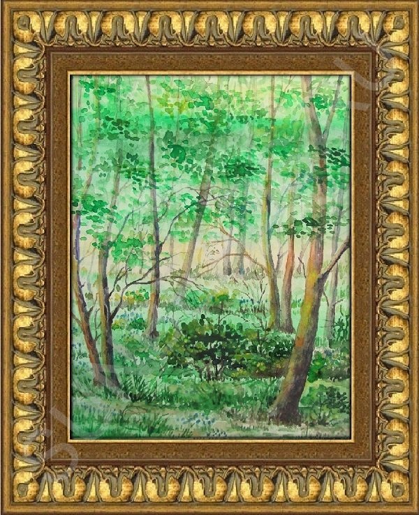 Уроки живописи. Как нарисовать весенний лес? Мастер-классы по живописи,  мастер классы по рукоделию, sunbeads